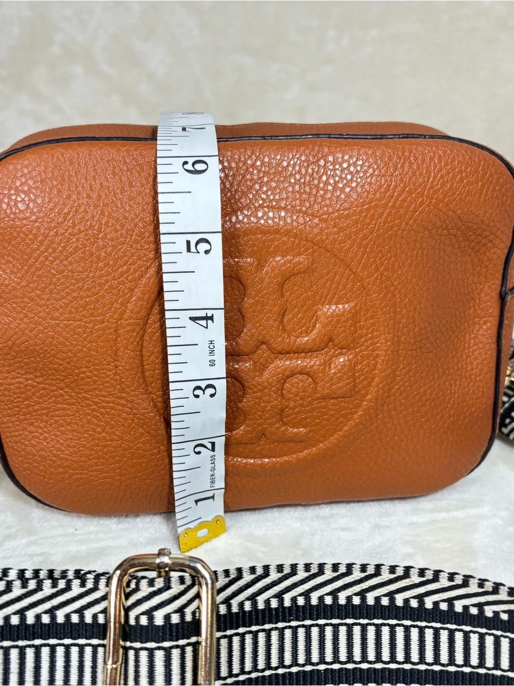 Tory Burch structured pebbled